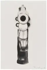 Robert Longo, Untitled (.38 Special), 1994, Unique graphite and charcoal drawing, on wove paper