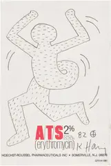 Keith Haring, Untitled, 1982, Unique graphite drawing, on wove paper