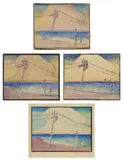 Juliette Nichols, [Beach with Utility Pole]