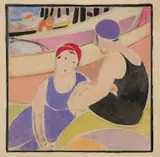 Juliette Nichols, [Two Swimmers]