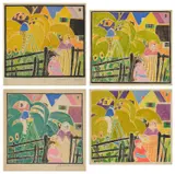 Juliette Nichols, [Woman and Child at Garden Fence]