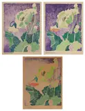Juliette Nichols, [Green and Purple Poppy]