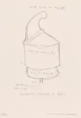 Pulled at Four Pins (S. 609) by Marcel Duchamp, 1964, Etching, on Pescia paper, with full margins, sold Apr 2025