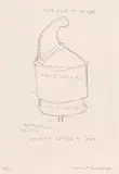 Marcel Duchamp, Pulled at Four Pins (S. 609), 1964, Etching, on Pescia paper, with full margins