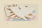 Georges Braque, L'Ordre des oiseaux (The Order of Birds): one plate (see V. 182), 1962, Etching and aquatint in colors, on Richard de Bas paper watermarked Au Vent d'Arles , with full margins