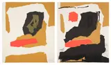Esteban Vicente, Untitled (E.V. #5); and Untitled (E.V. #6)