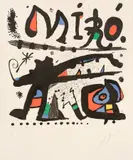 Centre d'études Catalanes (Center for Catalan Studies) (M. 1152) by Joan Miró, 1978, Lithograph in colors, on Arches paper, with full margins, sold Apr 2025