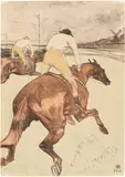 Le Jockey (The Jockey) (D. 279, A. 365, W. 308) by Henri de Toulouse-Lautrec, 1899, Lithograph in colors, on Japanese paper, the full sheet, offered Oct 2025