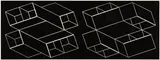 Josef Albers, Structural Constellation: Duo B, 1966, Machine-engraved plastic laminate, mounted to Plexiglas