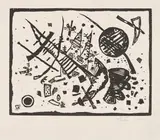 Wassily Kandinsky, Holzschnitt für die Ganymed-Mappe, from Der Dritten Ganymed-Mappe (Woodcut for the Ganymede Portfolio, from The Third Ganymede Portfolio) (R. 181), 1924, Woodcut, on Japanese paper, with full margins