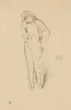 James Abbott McNeill Whistler, Draped Figure, Standing (W. 155, L. 54, S. 46)