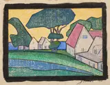 Juliette Nichols, [Houses on the Waterfront, Day]