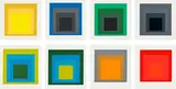Josef Albers, Formulation: Articulation (D. appx. C), 1972, The complete set of 127 screenprints in colors, on 66 sheets of Mohawk Superfine Bristol paper, folded (as issued), with full margins, with colophon, all contained in two original grey fabric-covered portfolios and slipcases with printed titles