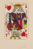 Salvador Dalí, King of Hearts, from Playing Cards (F. 72-4 K)