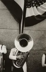 Political Rally, Chicago by Robert Frank, 1956, Gelatin silver print, printed later, sold Apr 2025