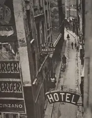 Christian Bérard, La Rue Quincampoix et ses hôtels de passe, 1932, Oversized gelatin silver print
