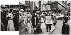 William Klein, Selected Images of New York City, 1955, Two gelatin silver prints, printed later