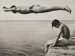 Il Tuffatore by Nino Migliori, 1951, Pigment print, printed 2005, sold Apr 2025