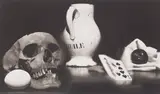 Irving Penn, Skull, Huile and Plum