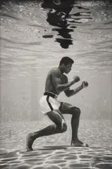 Flip Schulke, Ali Underwater, 1961, Gelatin silver print, printed later, flush-mounted