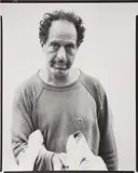 Richard Avedon, Robert Frank, photographer, Mabou Mines, Nova Scotia, 7-17-75