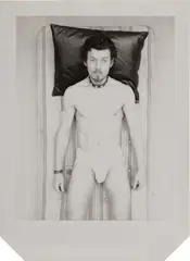 Robert Mapplethorpe, Untitled (Gyles Fontaine), circa 1973, Unique Polaroid print