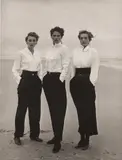 Peter Lindbergh, Marie Sophie Wilson, Lynne Koester, Tatjana Patitz, Comme des Garçons, le Touquet, France