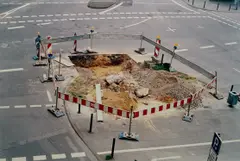 Roadworks 98 by Wolfgang Tillmans, 1998, Chromogenic print, flush-mounted and mounted again, offered Apr 2025