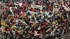 Vik Muniz, Convergence: Number 10, after Jackson Pollock from Pictures of Pigment, 2008, Chromogenic print, flush-mounted