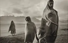 Ethiopian Refugees by Sebastião Salgado, 1984, Gelatin silver print, printed later, sold Apr 2025