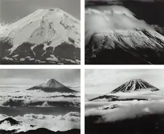 Kōyō Okada, Mount Fuji, circa 1950, Four gelatin silver prints, printed circa 1955