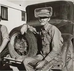Dorothea Lange, Oklahoman from Chickasha in Potato Pickers' Camp, Kern County, Spring, 1937, Gelatin silver print