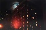 William Eggleston, Untitled (building at night, N.Y.C.)