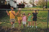William Eggleston, Untitled (children at a fence)