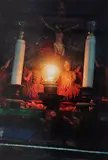William Eggleston, Untitled (shrine with lights)