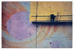 Billboard Painter, Broadway, NYC by Ernst Haas, 1952, Dye transfer print, printed 1992, sold Jun 2025
