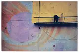Ernst Haas, Billboard Painter, Broadway, NYC
