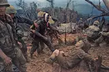 Larry Burrows, Reaching Out, South Vietnam, 1966, Dye transfer print, printed 1998