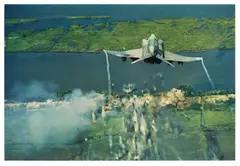 Larry Burrows, Airwar, South Vietnam, 1966, Dye transfer print, printed 1997