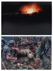 Larry Burrows, Selected Images, Vietnam, 1966 and 1971, Two dye transfer prints, printed 1997