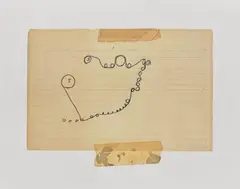 Christopher Williams, Threading diagram for the reeler function of a paper coating machine, manufactured by Koebig-Radebeul Machine Works, Dresden, Germany, found at the McGraw Colorgraph Company, ca. 1932, Burbank, California. Photography by the Douglas M. Parker Studio, Glendale, California, April 22, 2003, Dye transfer print, printed 2003