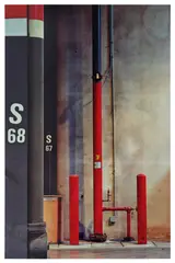 Untitled (pipes) by Arnold Newman, 1982, Dye transfer print, printed 1984, sold Jun 2025