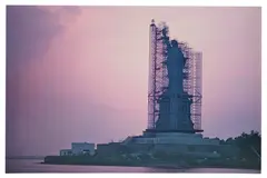 Ira Lerner, The Statue of Liberty with Scaffolding, 5-30-86, 1986, Dye transfer print, printed 1986