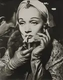 Richard Avedon, Marlene Dietrich, Turban by Dior, The Ritz, Paris, August, 1955, Gelatin silver print from Avedon/Paris , printed 1978