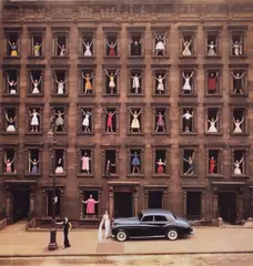 Ormond Gigli, Girls in the Windows, New York City, 1960, Inkjet print, printed later