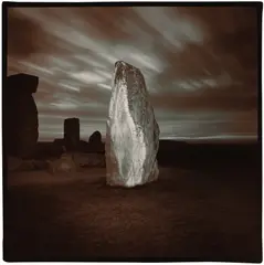 Stonehenge #4 by Richard Misrach, 1975, Toned gelatin silver print, sold Oct 2025