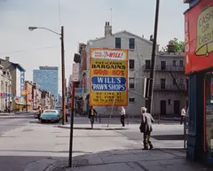 West Fifteenth Street and Vine Street, Cincinnati, Ohio, May 15 by Stephen Shore, 1974, Chromogenic print, printed circa 2012, offered Oct 2025