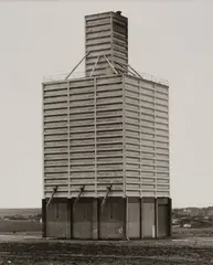 Grain Elevator, Briey, Lorraine, France by Bernd and Hilla Becher, 1985, Gelatin silver print, printed 1989, sold Oct 2025