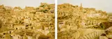 Elger Esser, Matera I Italien and Matera II Italien, 1998, Chromogenic print diptych, printed 2023, each Diasec mounted