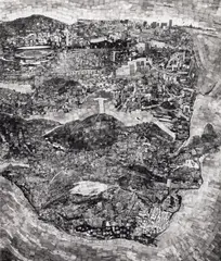Sohei Nishino, Diorama Map Rio de Janeiro, 2011, chromogenic print, flush-mounted